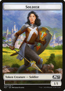 Cat (020) // Soldier Double-Sided Token [Core Set 2021 Tokens]-2