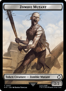 Zombie Mutant // Copy Double-Sided Token [Fallout Tokens]-1