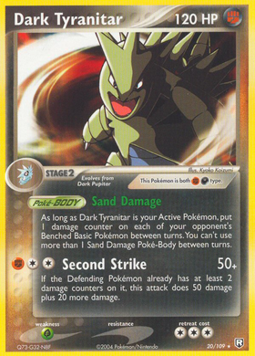 Tyranitar oscuro (20/109) [EX: El Equipo Rocket regresa] 