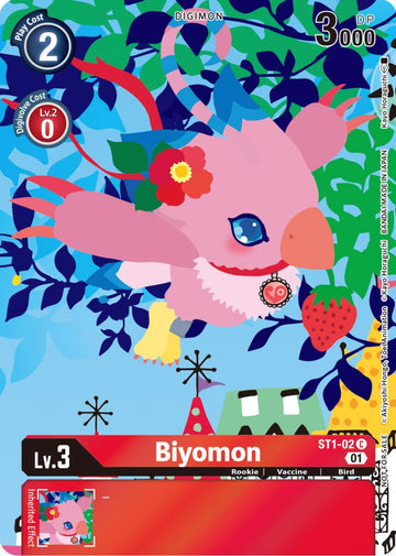Biyomon [ST1-02] (Juego de cartas Tamer's Card 2 Floral Fun) [Mazo inicial: Promociones de Gaia Red] 