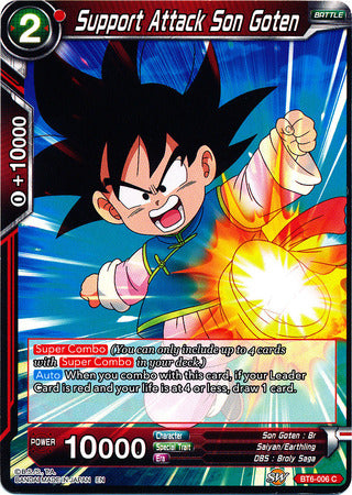Ataque de apoyo Son Goten (BT6-006) [Reyes Destructores] 