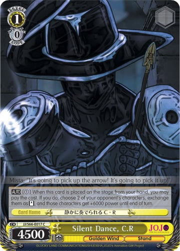 Silent Dance, C.R (JJ/S66-E017 C) [JoJo's Bizarre Adventure: Golden Wind] - 0