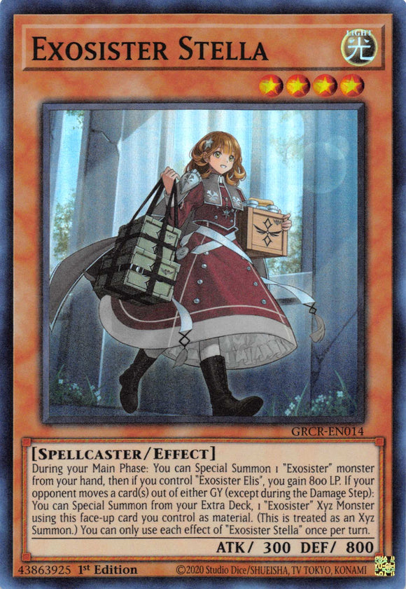 Exoesister Stella [GRCR-EN014] Súper rara 