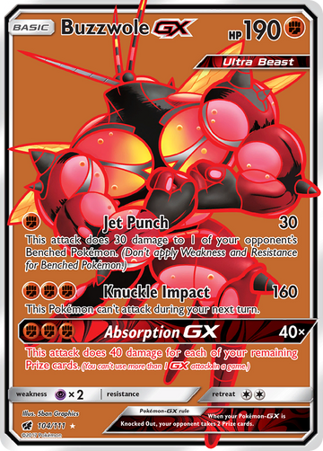 Buzzwole GX (104/111) [Sun & Moon: Crimson Invasion]