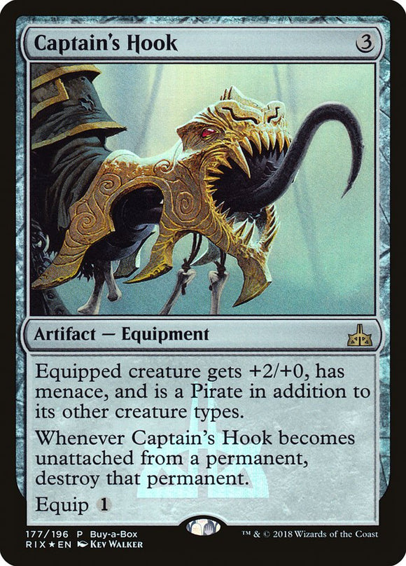 Garfio del Capitán (Comprar una caja) [Promociones de Rivals of Ixalan] 