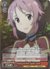 Watching the Match Together, Lisbeth (SAO/SE23-E10 C) (Parallel Foil) [Sword Art Online II]