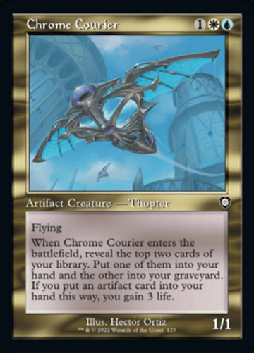 Chrome Courier (Retro) [El comandante de guerra de los hermanos] 
