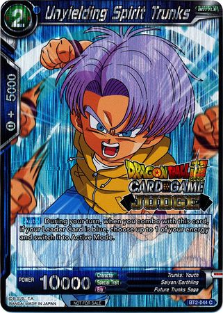 Trunks del Espíritu Inquebrantable (BT2-044) [Tarjetas de Promoción de Jueces] 