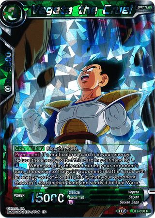 Vegeta el Cruel (BT7-058) [El Asalto de los Saiyans] 
