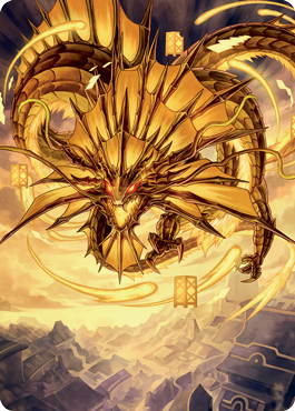 Tarjeta de arte Ao, el cielo del amanecer 2 [Serie de arte Kamigawa: Neon Dynasty] 