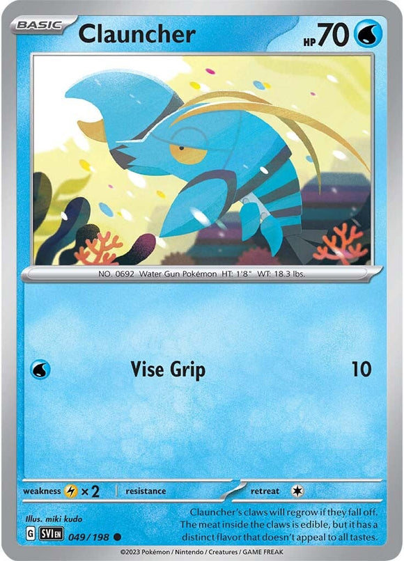 Clauncher (049/198) [Scarlet &amp; Violet: Conjunto básico] 