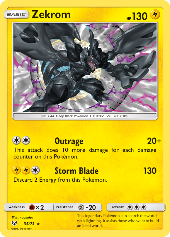 Zekrom (35/73) [Sol y Luna: Leyendas brillantes] 