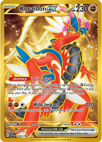 Koraidon ex (254/198) [Scarlet &amp; Violet: Conjunto básico] 