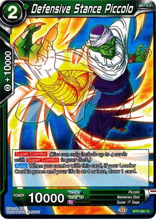 Postura defensiva Piccolo (BT5-061) [Renacimiento milagroso] 