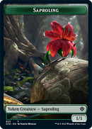 Saproling // Cat Double-Sided Token [Starter Commander Decks]-1