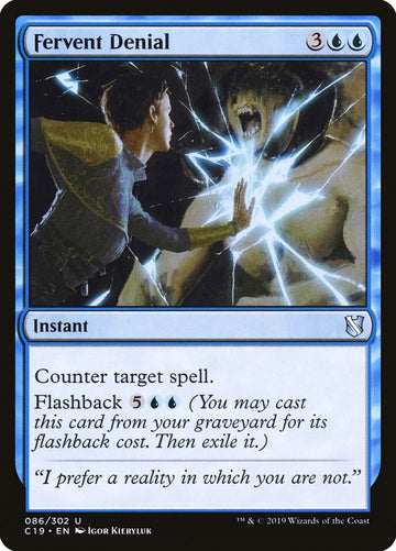 Negación ferviente [Commander 2019] 