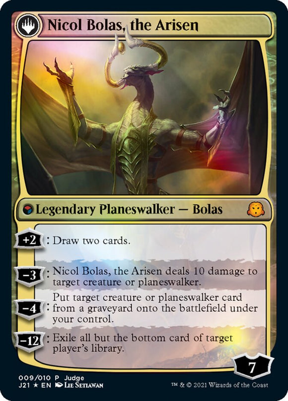 Nicol Bolas, el Devastador // Nicol Bolas, el Resucitado [Tarjetas de regalo Judge 2021] 