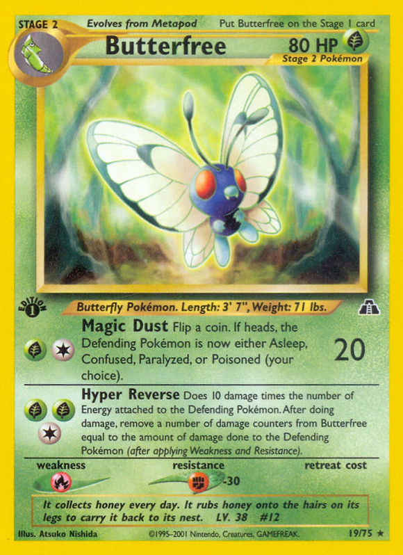 Butterfree (19/75) [Neo Discovery 1.ª edición] 