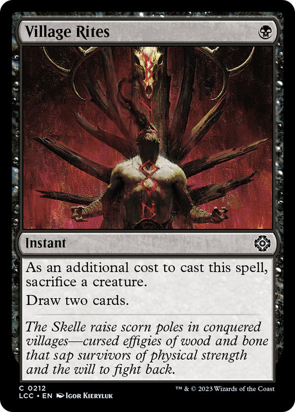 Ritos de la aldea [Las cavernas perdidas de Ixalan Comandante] 