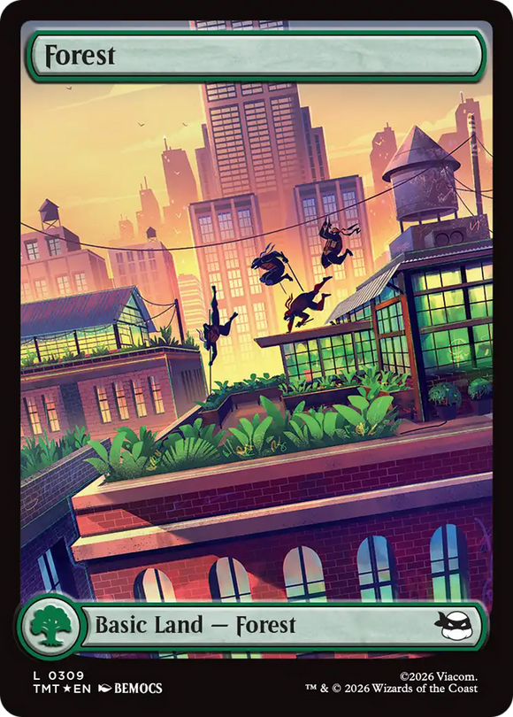 Forest (0309) (Surge Foil) [Teenage Mutant Ninja Turtles]
