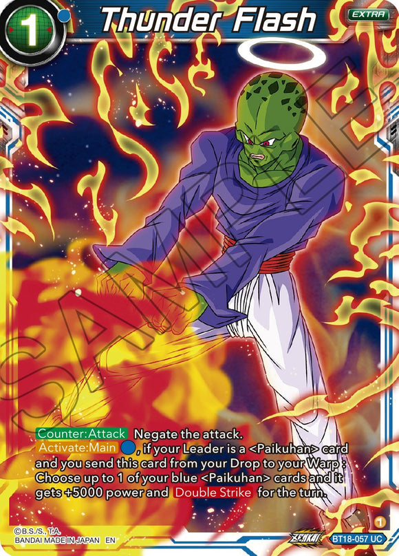 Trueno relámpago (BT18-057) [El amanecer de las Z-Legends] 