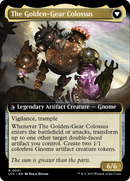 Tetzin, Gnome Champion // The Golden-Gear Colossus (Extended Art) [The Lost Caverns of Ixalan Commander]-2