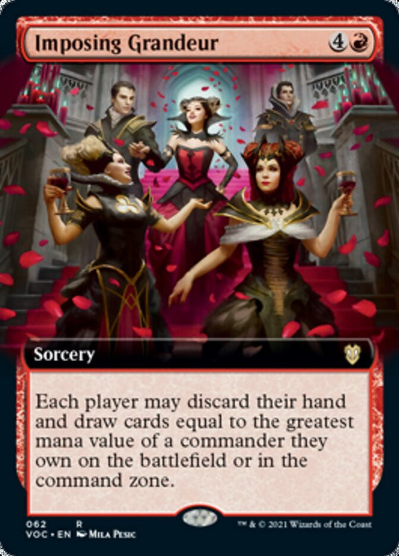 Grandeza imponente (ilustración ampliada) [Innistrad: Crimson Vow Commander] 