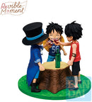 Ichibansho One Piece Ace and Sabo and Luffy (Dramatic Memories) Revible Moment Figure-1