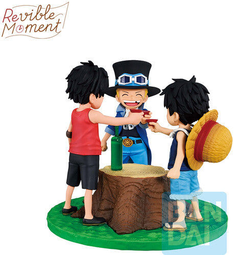Ichibansho One Piece Ace and Sabo and Luffy (Dramatic Memories) Revible Moment Figure