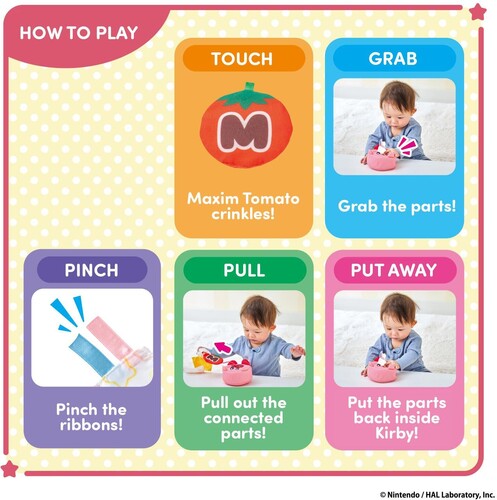 Kirby Amazing Inhale Baby Toy