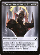 Spider // Zariel, Archduke of Avernus Emblem Double-Sided Token [Dungeons & Dragons: Adventures in the Forgotten Realms Tokens]-2