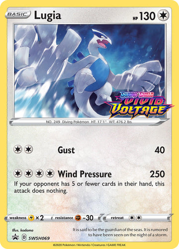 Lugia (SWSH069) (Promoción de prelanzamiento) [Promociones de Sword &amp; Shield: Black Star] 