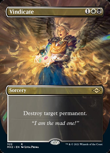 Vindicate (Borderless Alternate Art) [Modern Horizons 2] - 0