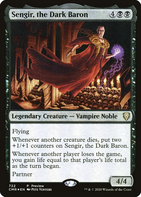 Sengir, el Barón Oscuro [Promociones de Commander Legends] 