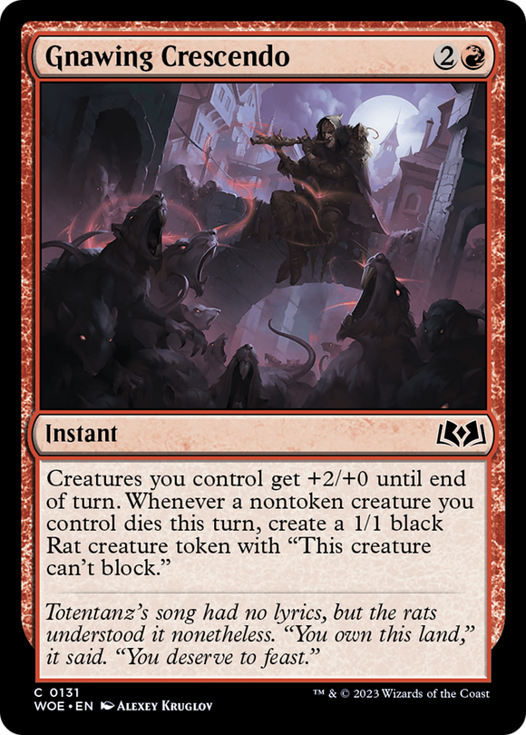Crescendo roedor [Terrenos de Eldraine] 