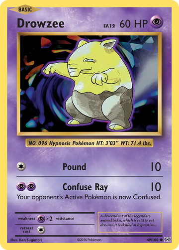 Drowzee (49/108) [XY: Evoluciones] 