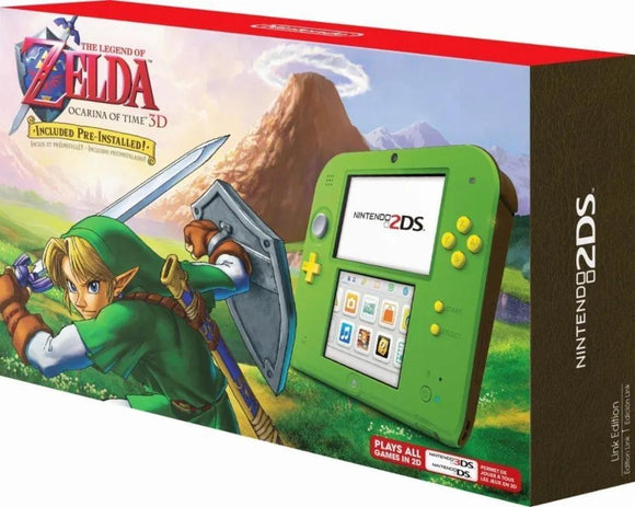 Nintendo 2DS Link Edition [Zelda Ocarina of Time 3D Pre-installed] - Nintendo 3DS