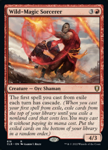 Hechicero de magia salvaje [Commander Legends: Battle for Baldur's Gate] 