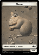 Mouse // Food (0011) Double-Sided Token [Wilds of Eldraine Tokens]-1