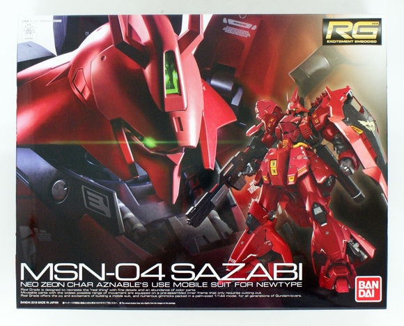 Bandai RG-29 Gundam MSN-04 Sazabi 1/144 Scale Kit
