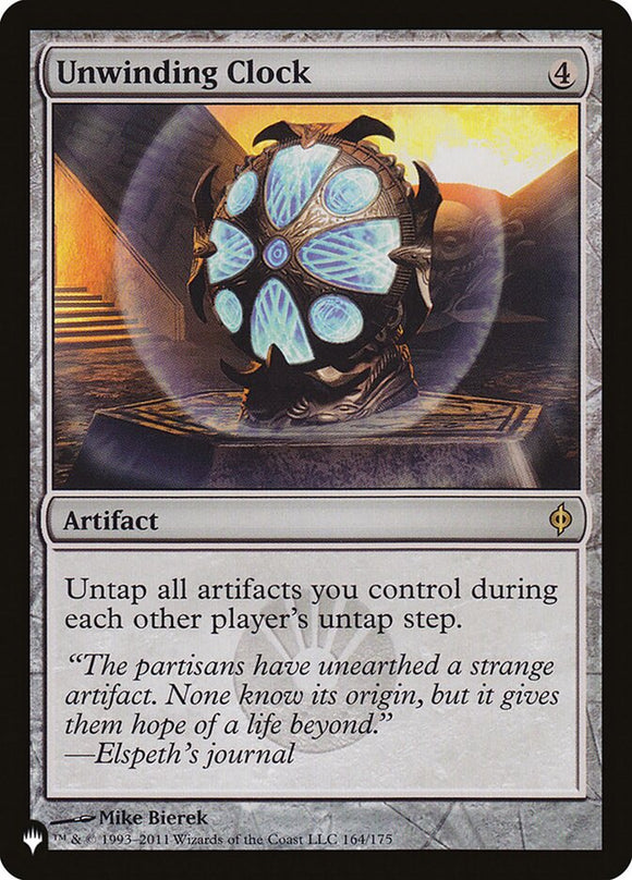 El reloj que se desenrolla [La lista] 