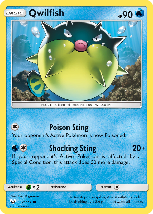 Qwilfish (21/73) [Sol y Luna: Leyendas brillantes] 