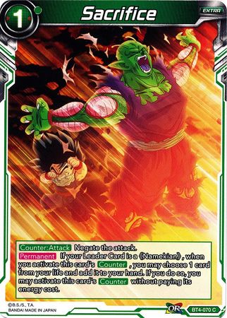 Sacrificio (BT4-070) [Guerra colosal] 