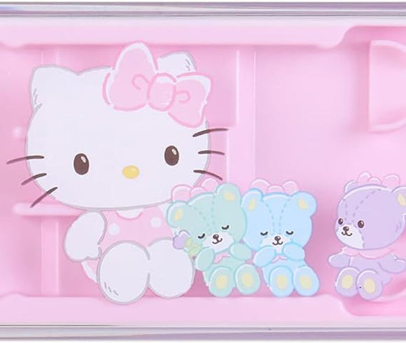 Sanrio Fork Spoon Chopsticks Tableware Set with Case - Hello Kitty