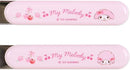 Sanrio Fork Spoon Chopsticks Tableware Set with Case - My Melody-5
