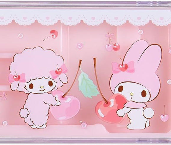 Sanrio Fork Spoon Chopsticks Tableware Set with Case - My Melody