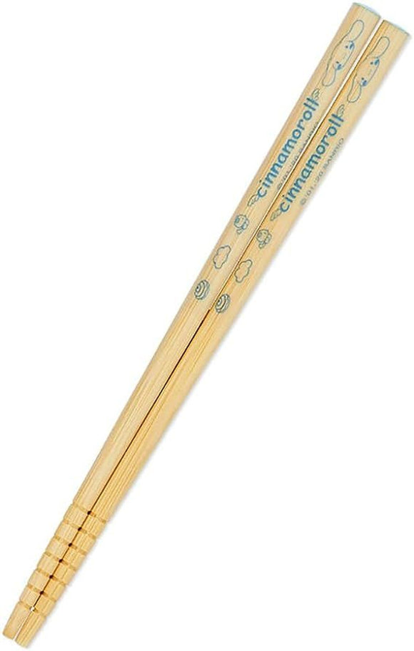 Sanrio Fork Spoon Chopsticks Tableware Set with Case - Cinnamoroll