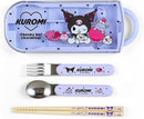 Sanrio Kuromi 3 Pieces Cutlery Set with Case-1