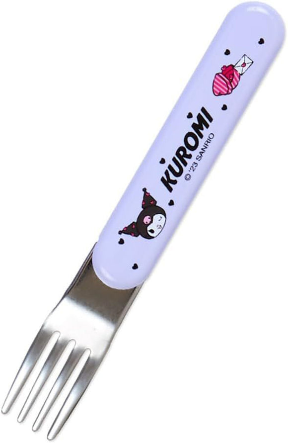 Sanrio Kuromi 3 Pieces Cutlery Set with Case