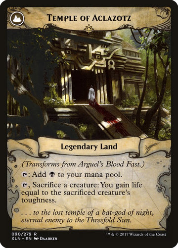 Arguel's Blood Fast // Temple of Aclazotz [Ixalan] - 0